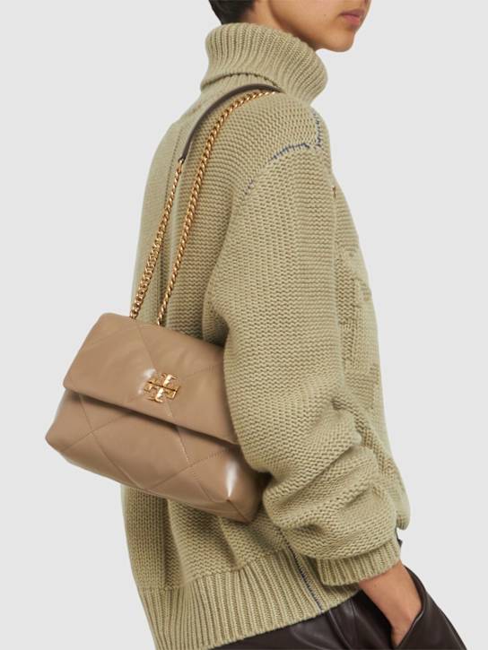 Tory Burch: Kira Diamond Quilt leather shoulder bag - women_1 | Luisa Via Roma