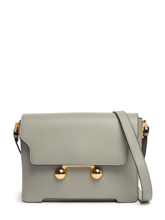 Marni: Medium Trunkaroo leather shoulder bag - women_0 | Luisa Via Roma