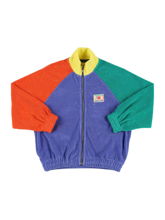 Bobo Choses: コットンブレンドテリージップスウェットシャツ - kids-boys_0 | Luisa Via Roma