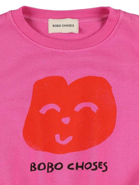 Bobo Choses: コットンスウェットシャツ - kids-girls_1 | Luisa Via Roma