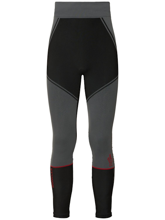 Moncler Grenoble: Performance tech ski leggings - men_0 | Luisa Via Roma