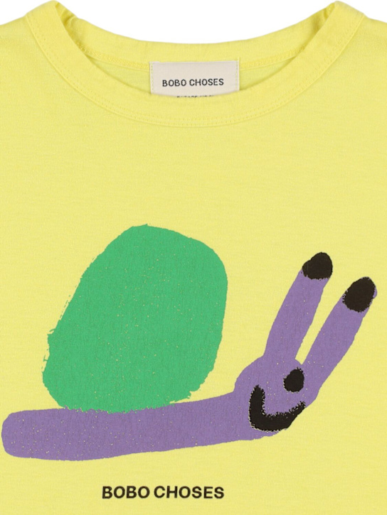Bobo Choses: Printed cotton jersey t-shirt - kids-boys_1 | Luisa Via Roma
