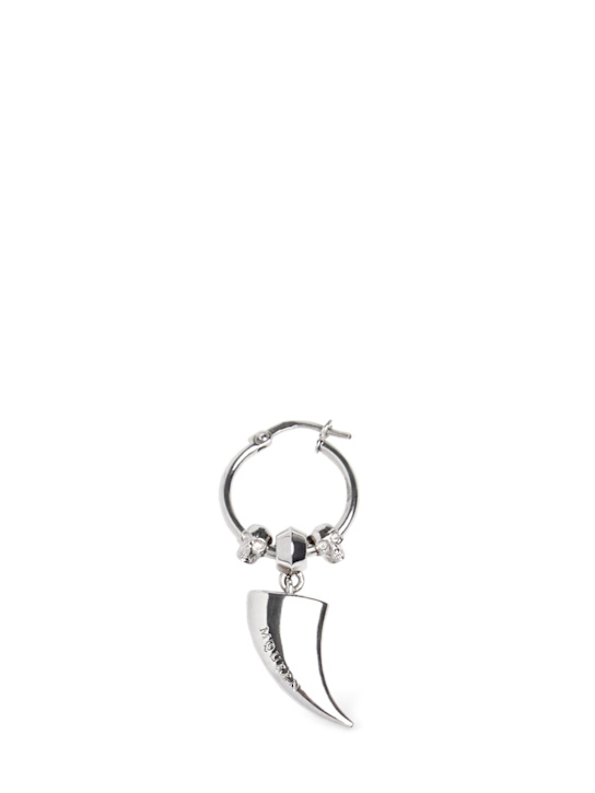 McQueen: Tiger Claw brass mono earring - men_0 | Luisa Via Roma