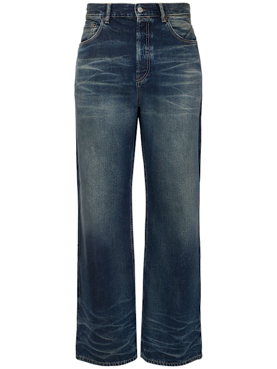 Acne Studios: 2021 M Broadway cotton denim jeans - men_0 | Luisa Via Roma