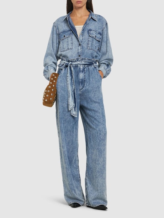 Marant Etoile: Priana ハイライズリヨセルデニムジーンズ - women_1 | Luisa Via Roma