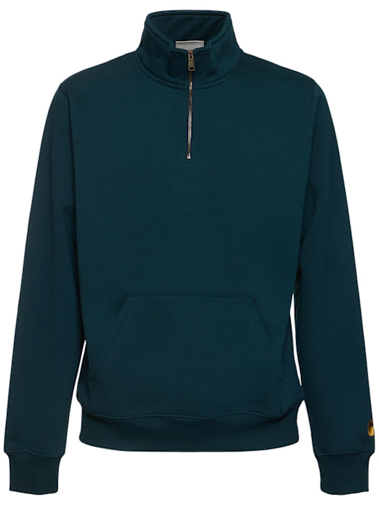 Carhartt WIP: Chase cotton blend hoodie - men_0 | Luisa Via Roma