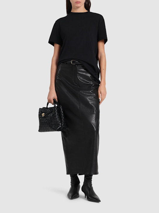 Wardrobe.nyc: Classic cotton jersey t-shirt - women_1 | Luisa Via Roma