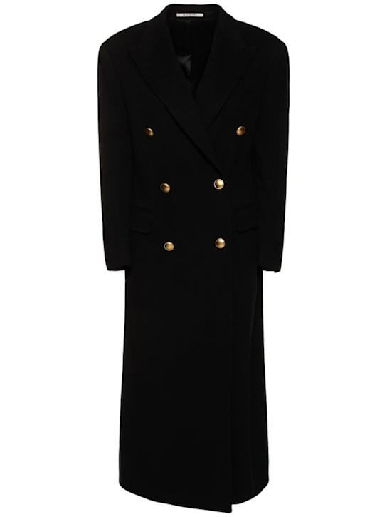 Tagliatore 0205: Caitlyn wool & cashmere long coat - women_0 | Luisa Via Roma