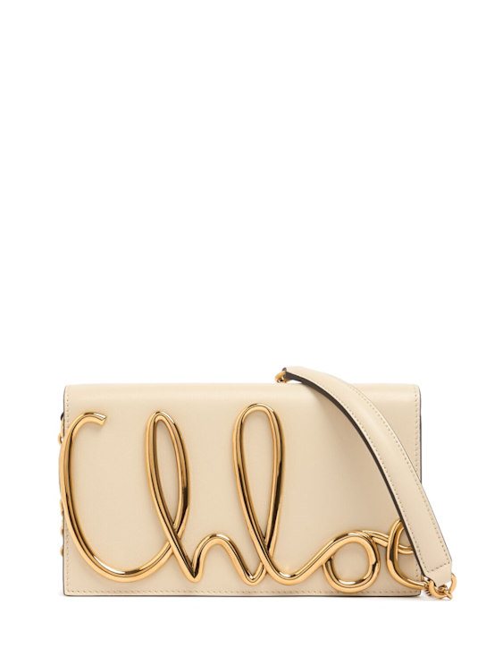 Chloé: C Chloè smooth leather shoulder bag - women_0 | Luisa Via Roma