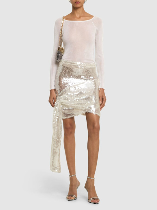 Sequined mini skirt - Thumbnail 2