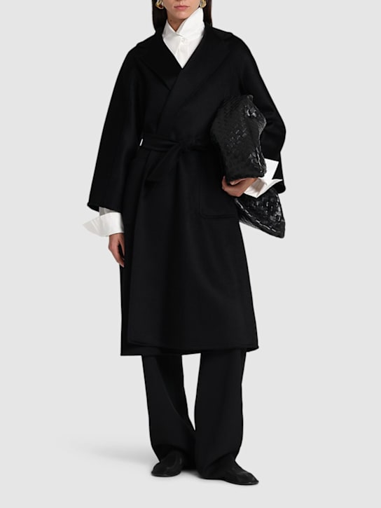 Max Mara: Ludmilla belted cashmere coat - women_1 | Luisa Via Roma