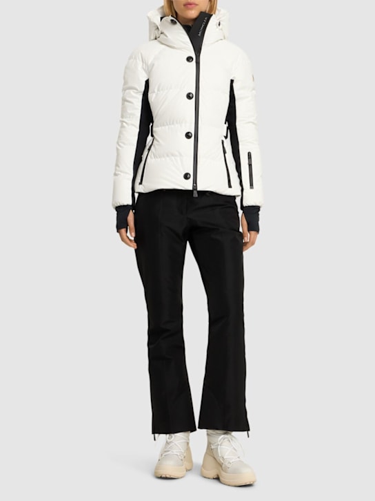 Moncler Grenoble: Guyane nylon blend short down jacket - women_1 | Luisa Via Roma