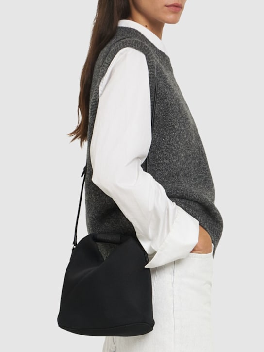MM6 Maison Margiela: Borsa a tracolla Japanese - Nero - women_1 | Luisa Via Roma