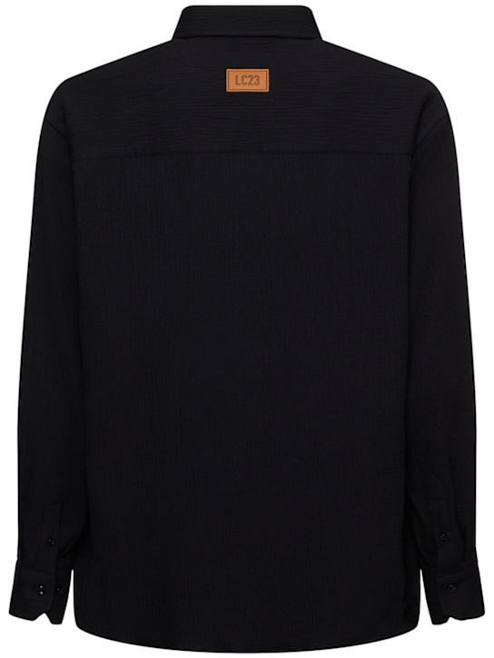 Lc23: Seersucker shirt - men_0 | Luisa Via Roma