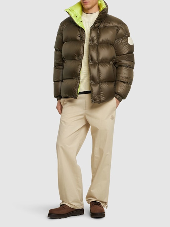 Moncler: Dervox nylon down jacket - men_1 | Luisa Via Roma