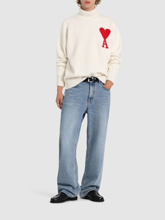 AMI Paris: ウールタートルネックセーター - men_1 | Luisa Via Roma