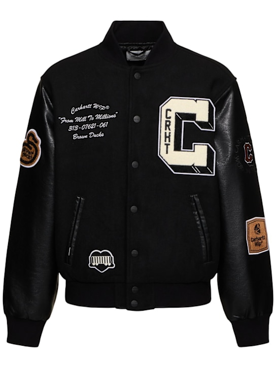 Carhartt WIP: Chaqueta bomber Brown Ducks - men_0 | Luisa Via Roma