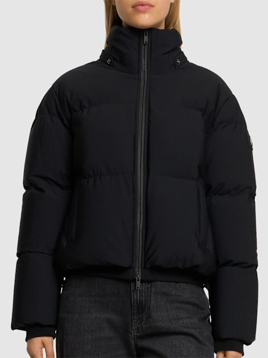 Moose Knuckles: Misti down jacket w/shearling - women_2 | Luisa Via Roma