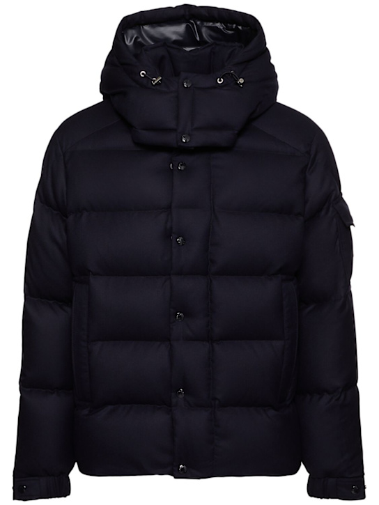Moncler: Vezere virgin wool down jacket - men_0 | Luisa Via Roma