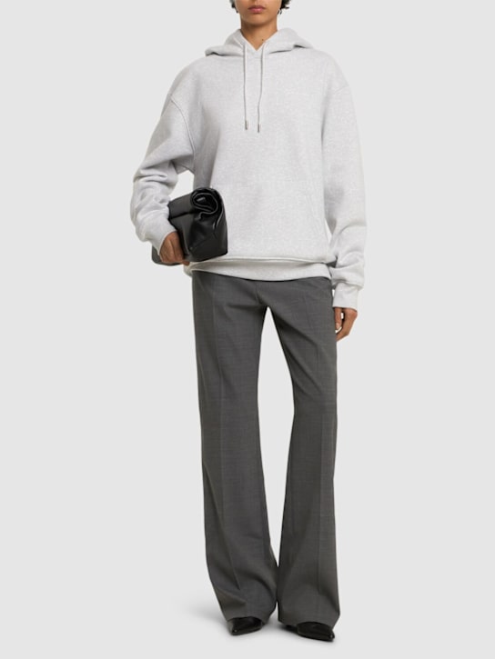 Jacquemus: Le Sweatshirt Brode cotton hoodie - women_1 | Luisa Via Roma