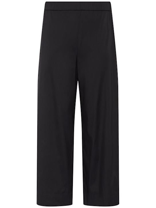 Max Mara: Rio cotton blend poplin pants - women_0 | Luisa Via Roma