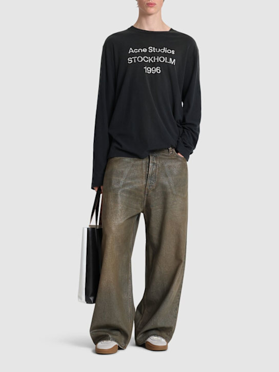Acne Studios: Jeans aus Baumwolldenim mit 5 Taschen - men_1 | Luisa Via Roma
