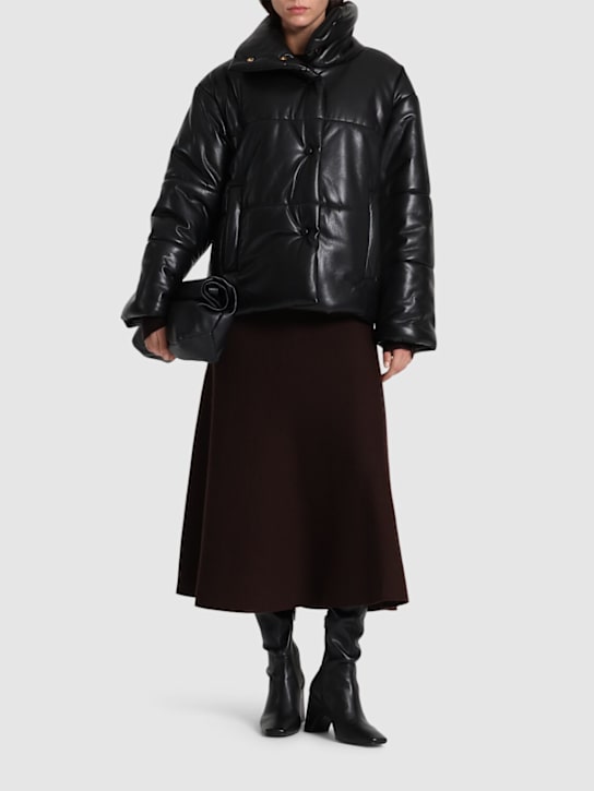 Nanushka: Hide puffer jacket - women_1 | Luisa Via Roma