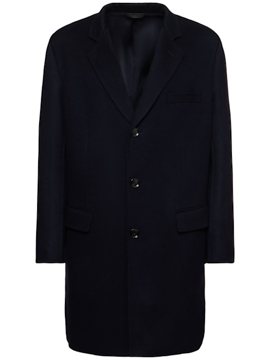 Brioni: Mantel aus Wolle und Kaschmir „Chesterfield“ - men_0 | Luisa Via Roma