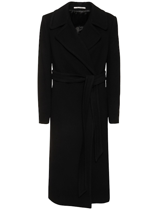 Tagliatore 0205: Molly wool & cashmere robe coat - women_0 | Luisa Via Roma
