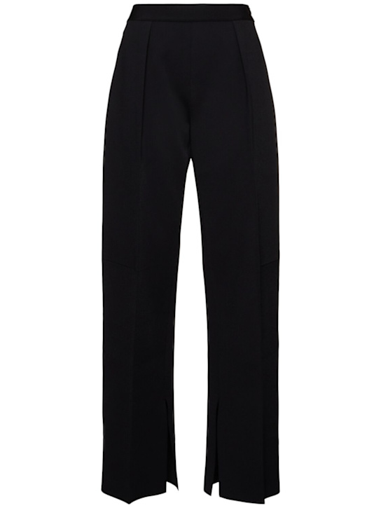 Jil Sander: Pantaloni in maglia di misto viscosa - women_0 | Luisa Via Roma