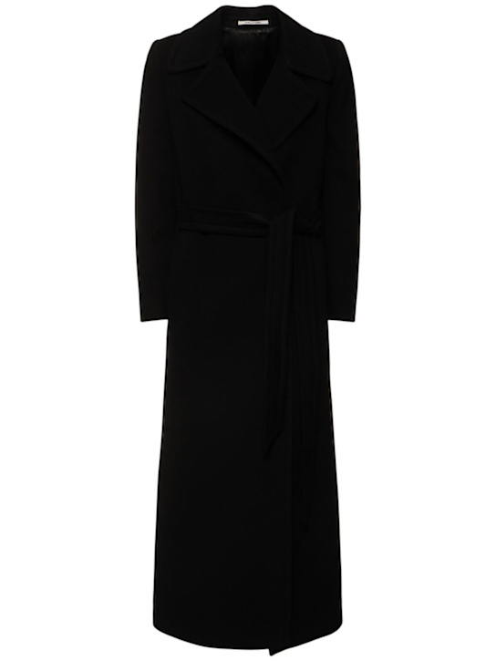 Tagliatore 0205: Melody wool & cashmere long robe coat - women_0 | Luisa Via Roma