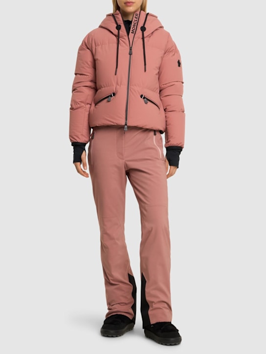 Moncler Grenoble: Allesaz nylon blend down bomber jacket - women_1 | Luisa Via Roma