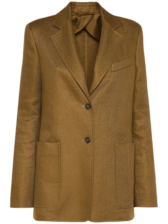 Guglia linen blazer - Thumbnail 1