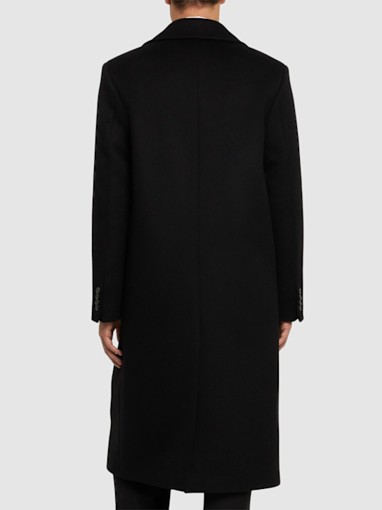Valentino: Mantel aus Wolle und Kaschmir - Schwarz - men_2 | Luisa Via Roma