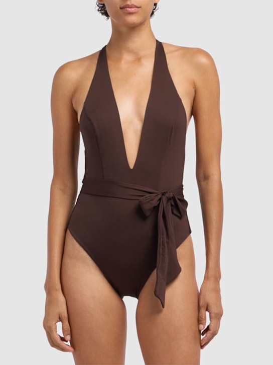 Max Mara: Cristel one piece swimsuit - women_1 | Luisa Via Roma