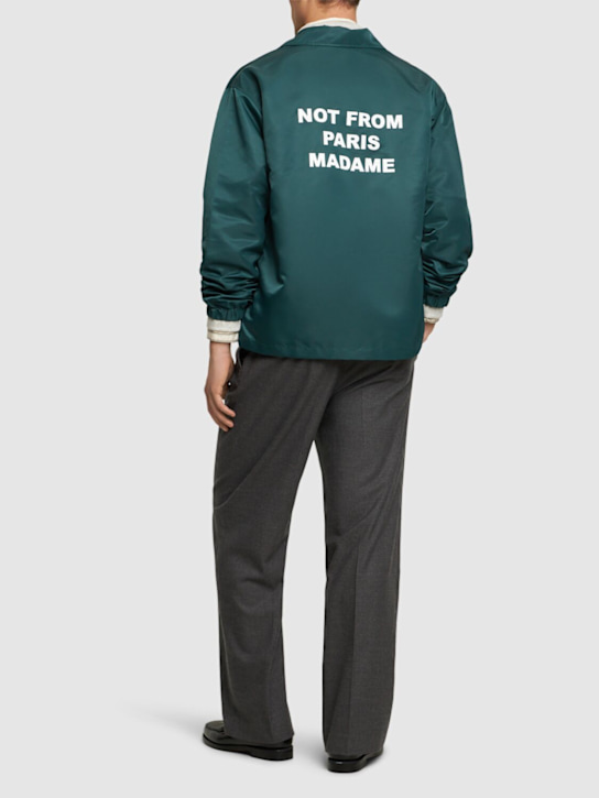 Drole De Monsieur: La Veste Slogan jacket - men_1 | Luisa Via Roma