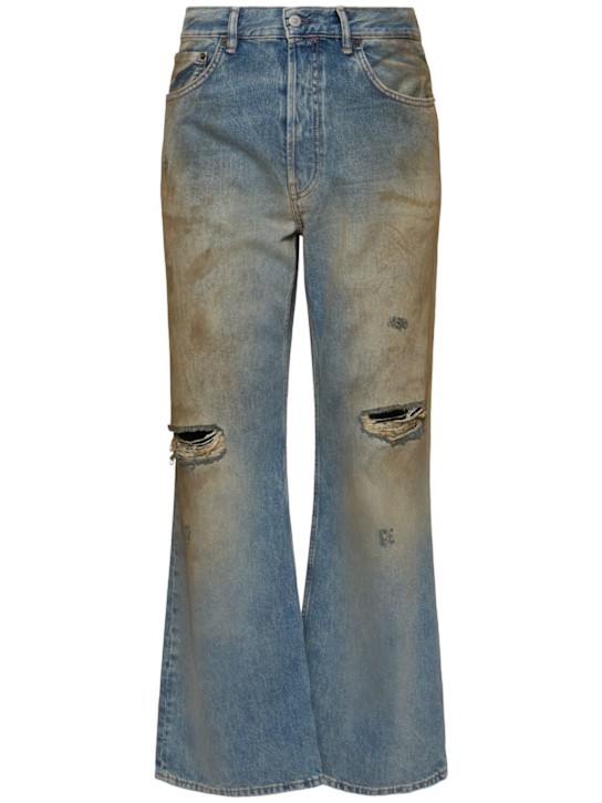 Acne Studios: 2021 Penicillin cotton denim jeans - men_0 | Luisa Via Roma