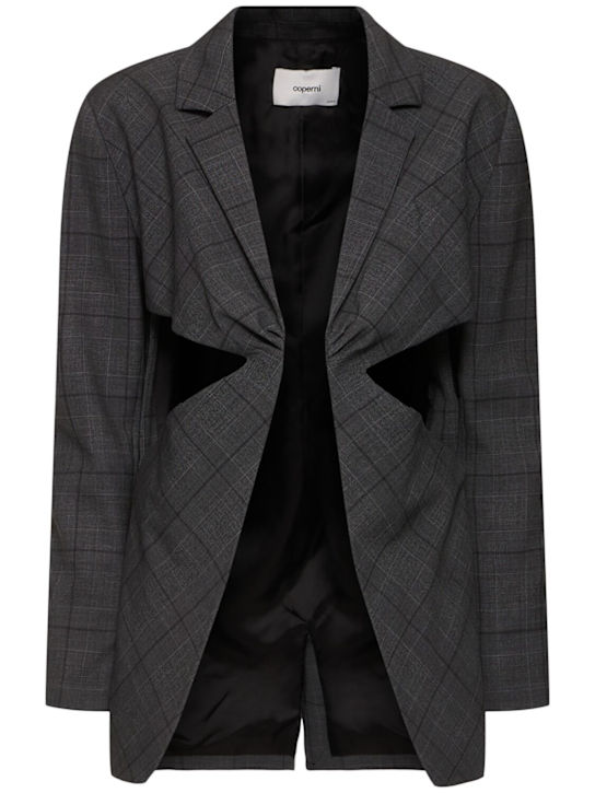 Coperni: カットアウトテーラードジャケット - women_0 | Luisa Via Roma