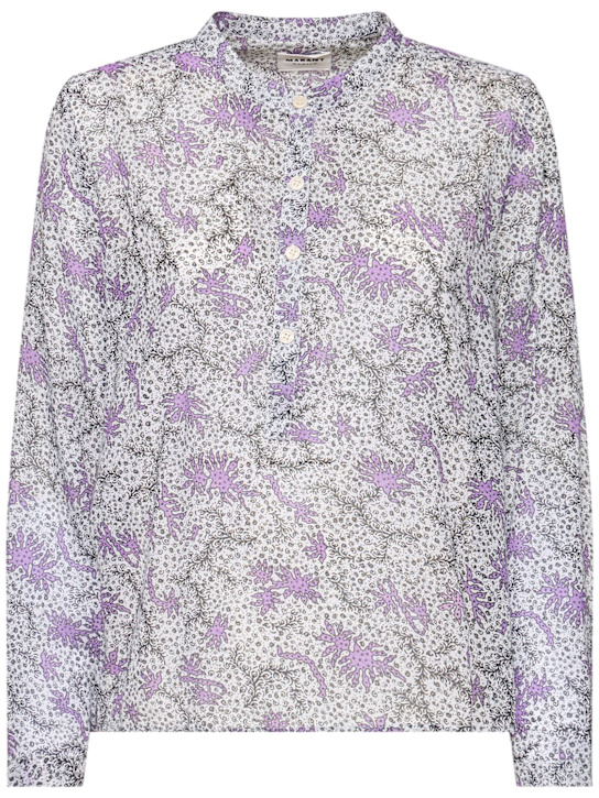 Maria printed cotton voile shirt - Thumbnail 1