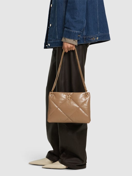 Tory Burch: Small Kira Diamond Quilt leather bag - women_1 | Luisa Via Roma