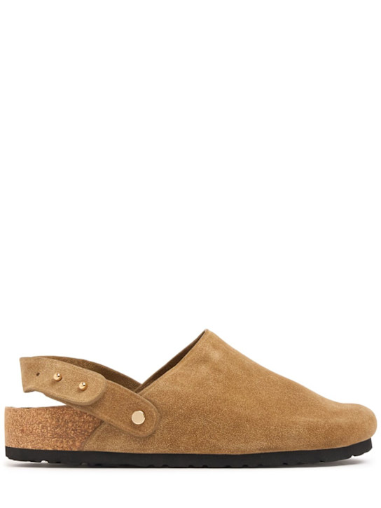 Soeur: 30mm Sleepy suede mules - women_0 | Luisa Via Roma