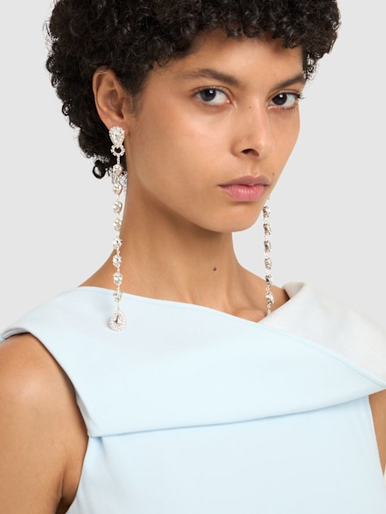 Magda Butrym: Crystal drop earrings - women_1 | Luisa Via Roma