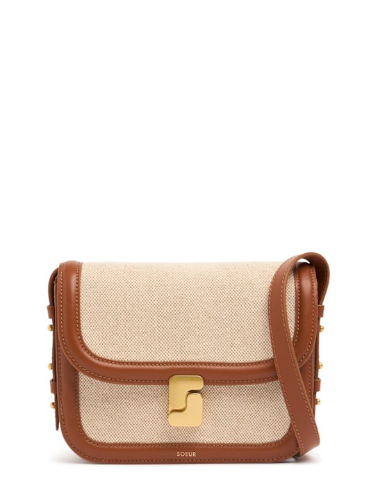 Soeur: Mini Bellissima canvas shoulder bag - women_0 | Luisa Via Roma