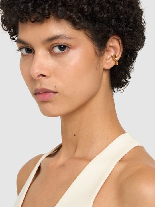 Charlotte Chesnais: Initial mono ear cuff - women_1 | Luisa Via Roma