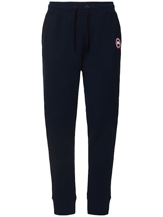 Canada Goose: Huron cotton sweatpants - men_0 | Luisa Via Roma
