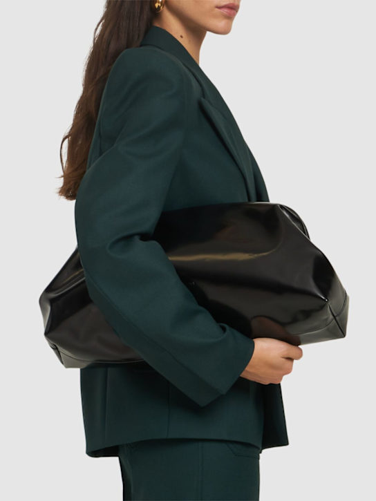 Philosophy Di Lorenzo Serafini: Polished leather shoulder bag - women_1 | Luisa Via Roma