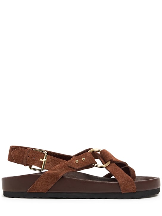 Soeur: 20mm Mexico suede sandals - women_0 | Luisa Via Roma