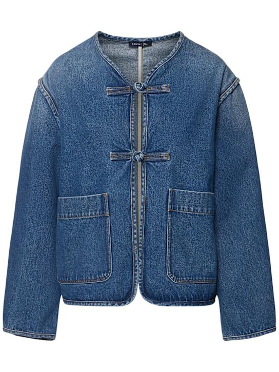 Soeur: Agatha denim jacket - women_0 | Luisa Via Roma