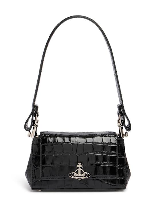 Vivienne Westwood: Small Hazel embossed leather bag - women_0 | Luisa Via Roma