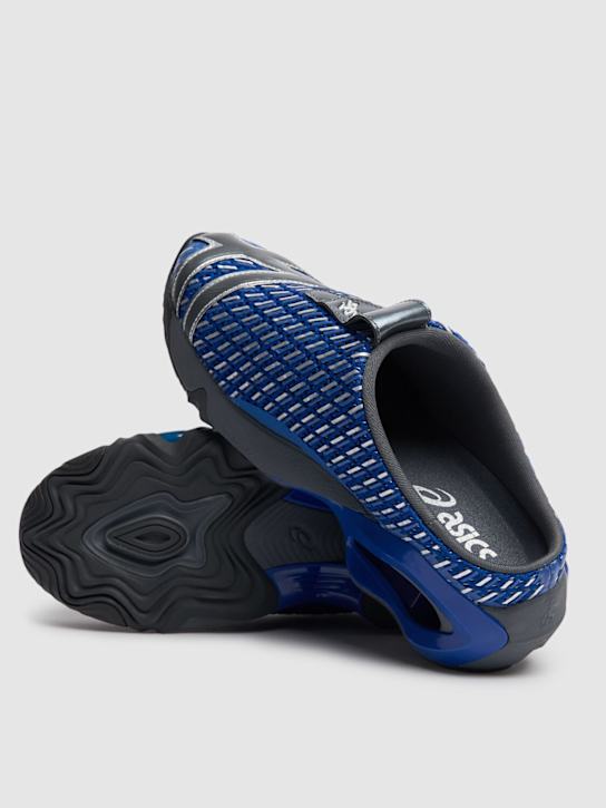 Asics: Novalis Gel-Styrax运动鞋 - 蓝色/银色 - women_3 | Luisa Via Roma